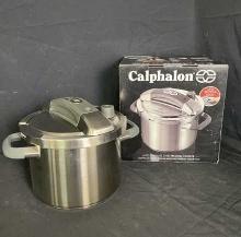 CALPHALON 6QT STAINLESS STEEL PRESSURE COOKER