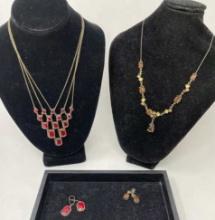 2) NECKLACE & EARRING SETS