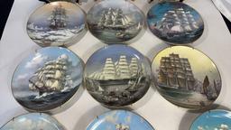 FRANKLIN "GREAT CLIPPER SHIPS COLLECTION" PLATES