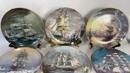 FRANKLIN "GREAT CLIPPER SHIPS COLLECTION" PLATES