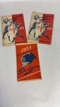VTG MLB OFFICIAL PROGRAM & SCORE CARDS: DODGERS