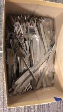 UNITED AIRLINES METAL FORKS & KNIVES 65+ PIECES