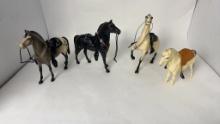 VTG BREYER & HARTLAND PLASTICS MODEL HORSES