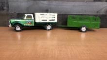 NYLINT FARMS CHEVY STAKE BED TRUCK & TRAILER TOY