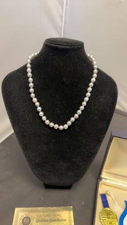 STERLING IMPERIAL CULTURED PEARL NECKLACE