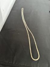 STERLING SILVER FLAT SNAKE CHAIN 13G.