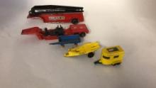 PRESSED STEEL TOY TRUCK TRAILERS: TONKA & MORE
