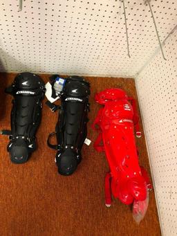 Catchers' Protective Equipment, Chest Protectors, Shin/Knee Guards, Masks, Misc.