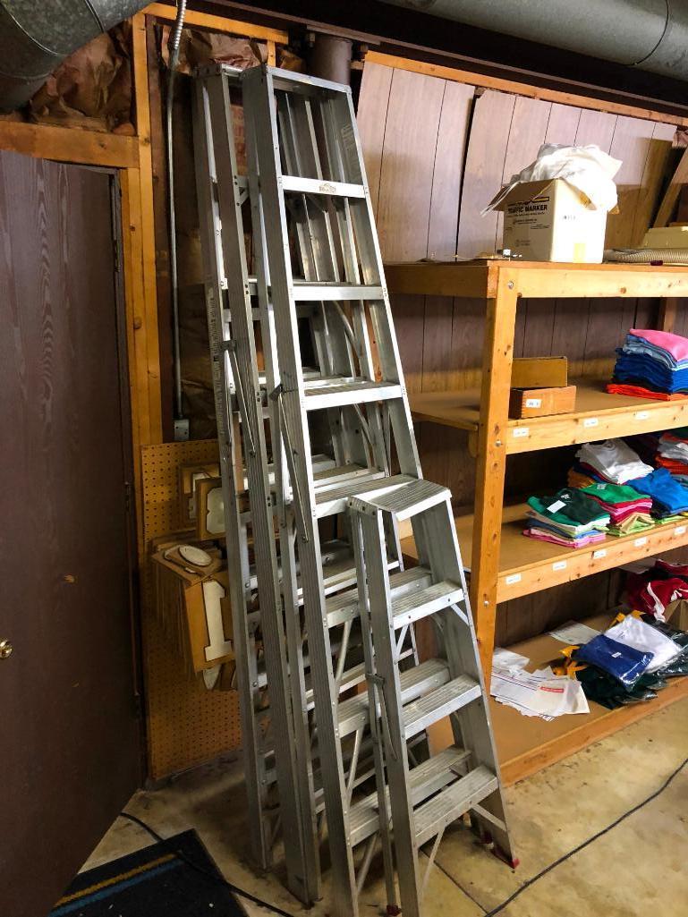 Group of Aluminum Step Ladders