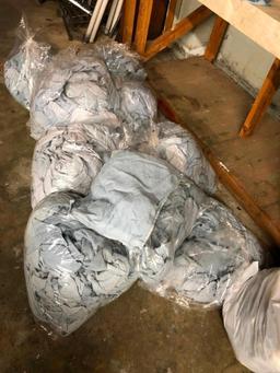 8 bags of Clean Shop Rags 17" x 14"