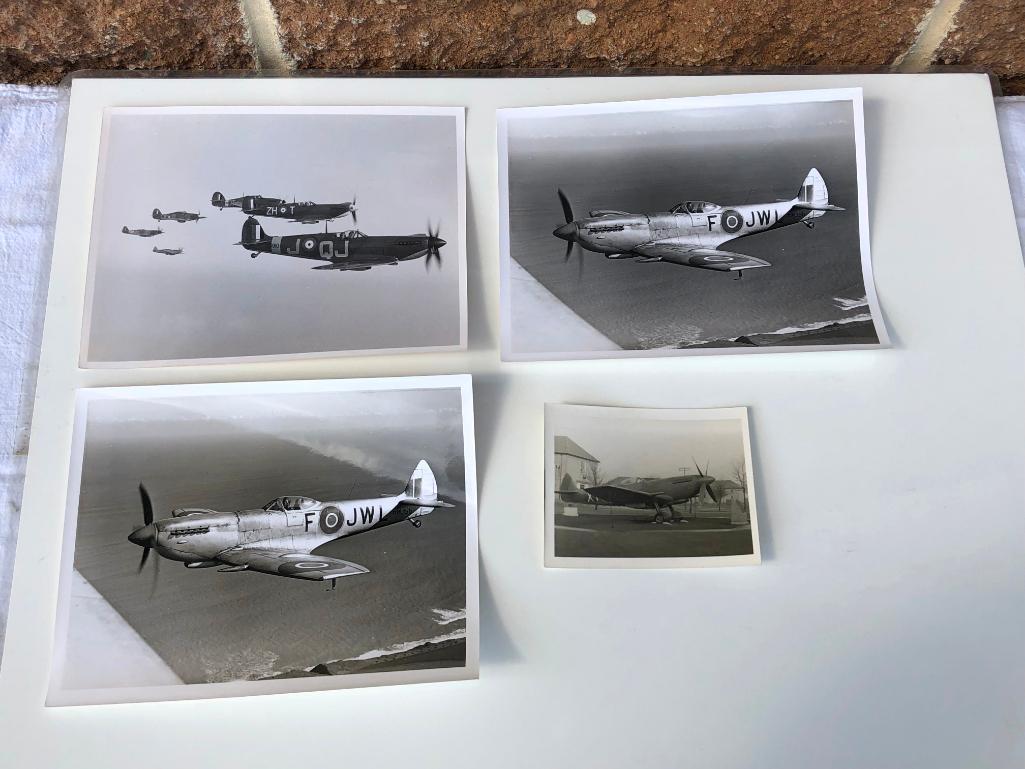 4 Spitfire Photographs