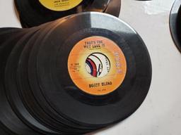 Group of 45 RPM Vinyl Records