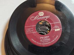 Group of 45 RPM Vinyl Records