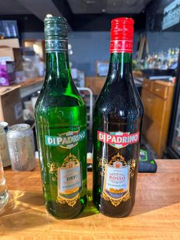 DiPadrino Dry and Rosso Vermouth, 1 Liter Bottles, Sold So Much Per Bottle x's 2