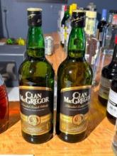 Clan MacGregor Blended Scotch Whiskey, 1 Liter Bottles, Sold So Much Per Bottle x's 2