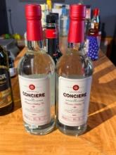 Conciere Gin, 1 Liter Bottles, Sold So Much Per Bottle x's 2