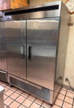 Newer - Alcom Aurora Model ABF2 2-Door Commercial Freezer on Mobile Base, Purchased August 2023