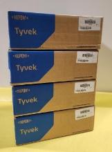 4 Cases, Tyvek Coveralls Protective Suits, White, Size 3XL, 6/Case, 24 Total, Sold 4x$