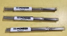 3 New Pioneer C741452 .3215 6FL S.F. RMR 1-1/2 LOF 6 OAL Cucking Reamers, Straight Flute