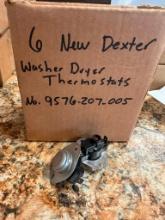 6 New Dexter Washer Dryer Thermostats, No. 9576-207-005