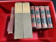 Antique Books, Memoirs of Napoleon, Charles Dickens, Richard Harding Davis