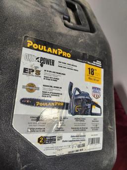 Poulan Pro Oxy Power 18" Chain Saw in Box
