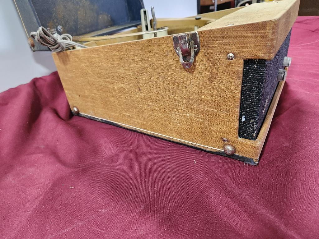 Vintage Symphonic Portable Turntable
