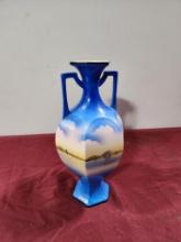 Vintage Porcelain Painted Vase