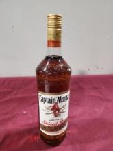 One Liter Bottle Captain Morgan Spiced Rum, Sealed