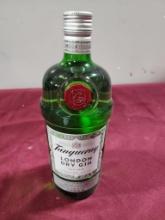 One Liter Bottle, Tanqueray London Dry Gin, Sealed