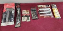 New Saw Blades (Sawzall, Jig Saw) Ignition Wrenches, Flex Extension, Mason's Chisel, Guide