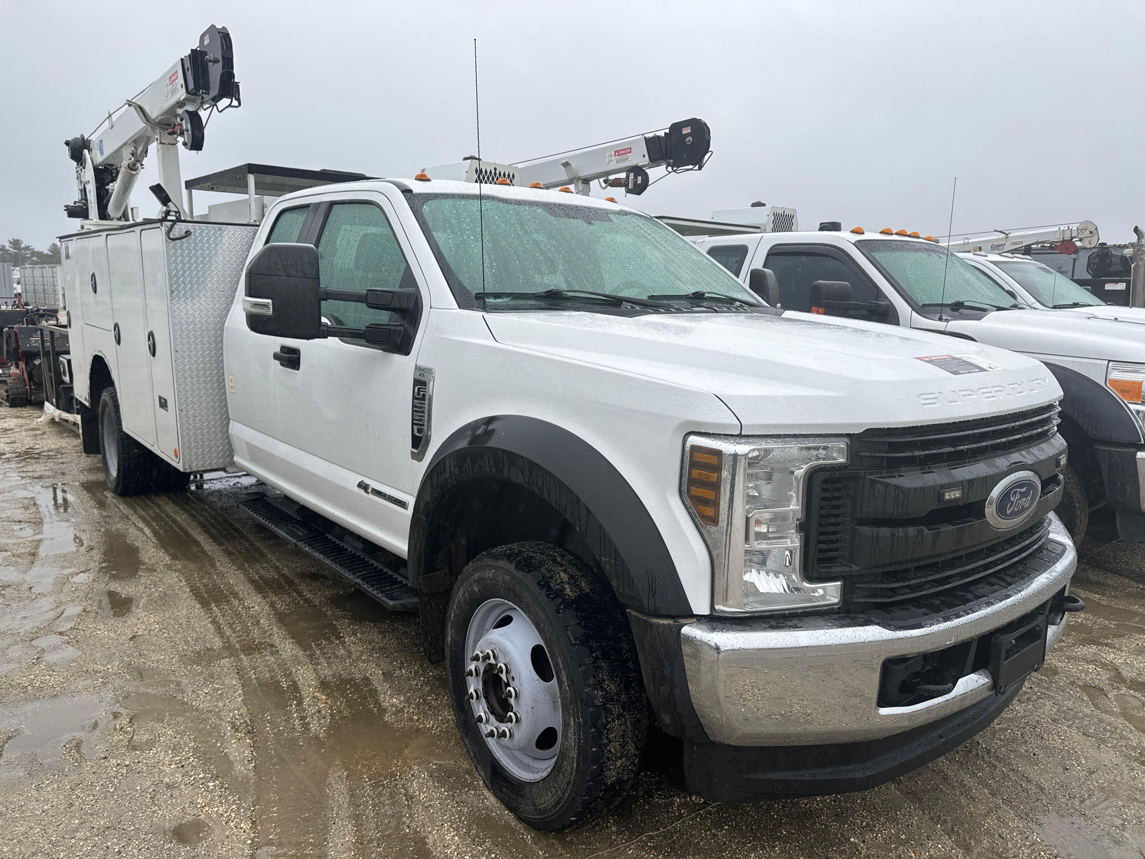 2018 FORD F550 SERVICE TRUCK VN:D03032 powered by Power stroke 6.7L V8 turbo diesel engine, equipped