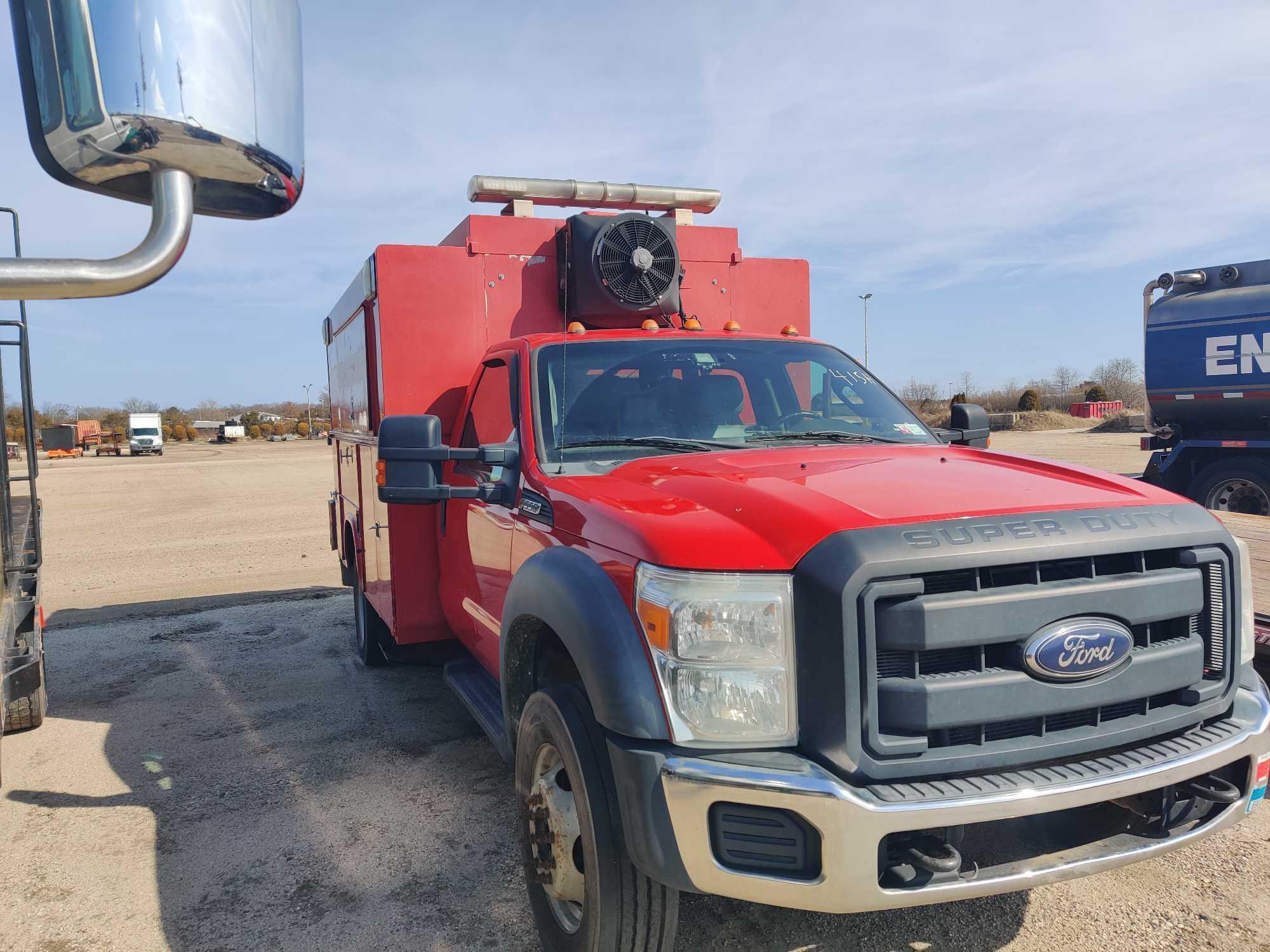 2012 FORD F550 SERVICE TRUCK VN:1FDUF5GT1CEB93114 powered by diesel engine, equipped with automatic