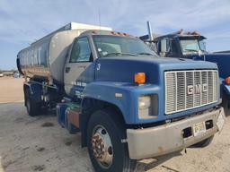 1996 GMC FUEL TRUCK VN:1GDM7H1J6TJ504033 powered by Cat 3126 diesel engine(blown), equipped with