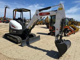 2023 BOBCAT E35 HYDRAULIC EXCAVATOR SN-14833 powered by diesel engine, equipped with OROPS, front