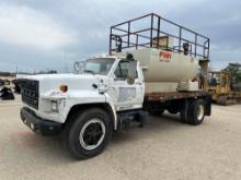 FORD F700 HYDROSEEDER VN:1FDPK74PKVA13380 powered by diesel engine, equipped with power steering,