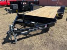 NEW 2024 CROSS COUNTRY 16FT. TAGALONG TRAILER VN:643153 equipped with 6...ton capacity, tilt deck,