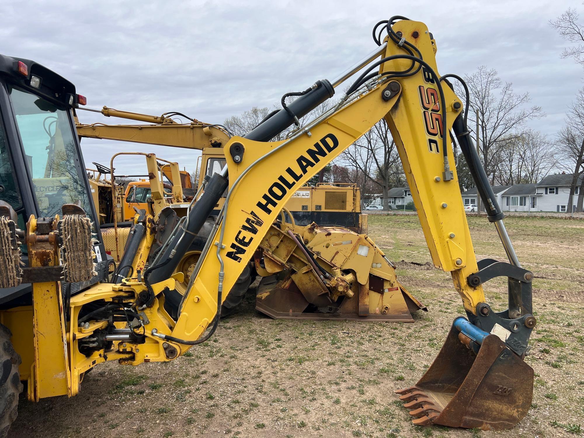 2018 NEW HOLLAND B95C TRACTOR LOADER BACKHOE SN:NJHH01798 4x4, powered by diesel engine, equipped