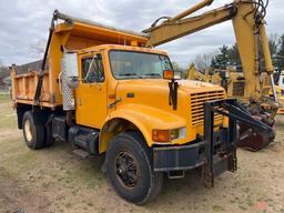 ... 1999... INTERNATIONAL 4900 DUMP TRUCK VN:684837...powered by DT466 diesel engine, equipped with