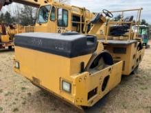 CAT CB534B ASPHALT ROLLER powered by Cat diesel engine, equipped with OROPS, 79in. smooth drum,