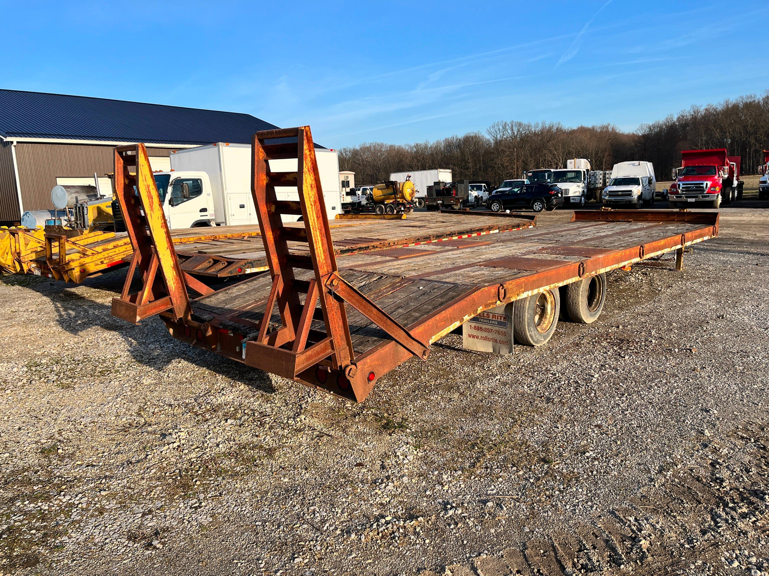 2012 ROLL RITE 48KP29HD TAGALONG TRAILER VN:1R9PD2923CM356020......equipped with 20 ton capacity, 10