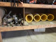CONTENTS OF SHELF PIPE FITTING SUPPORT EQUIPMENT