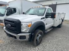 2015 FORD F550XL UTILITY TRUCK VN:1FDUF5HT8FEA15672 4x4, powered by Powerstroke 7.7 liter Turbo