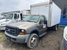 2006 FORD F550XL VAN TRUCK VN:1FDAF56P66EA57167 powered by 6.0 liter diesel engine, equipped with 6