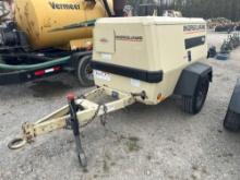 INGERSOLL RAND 185WJD AIR COMPRESSOR powered by John Deere diesel engine, equipped with 185CFM,