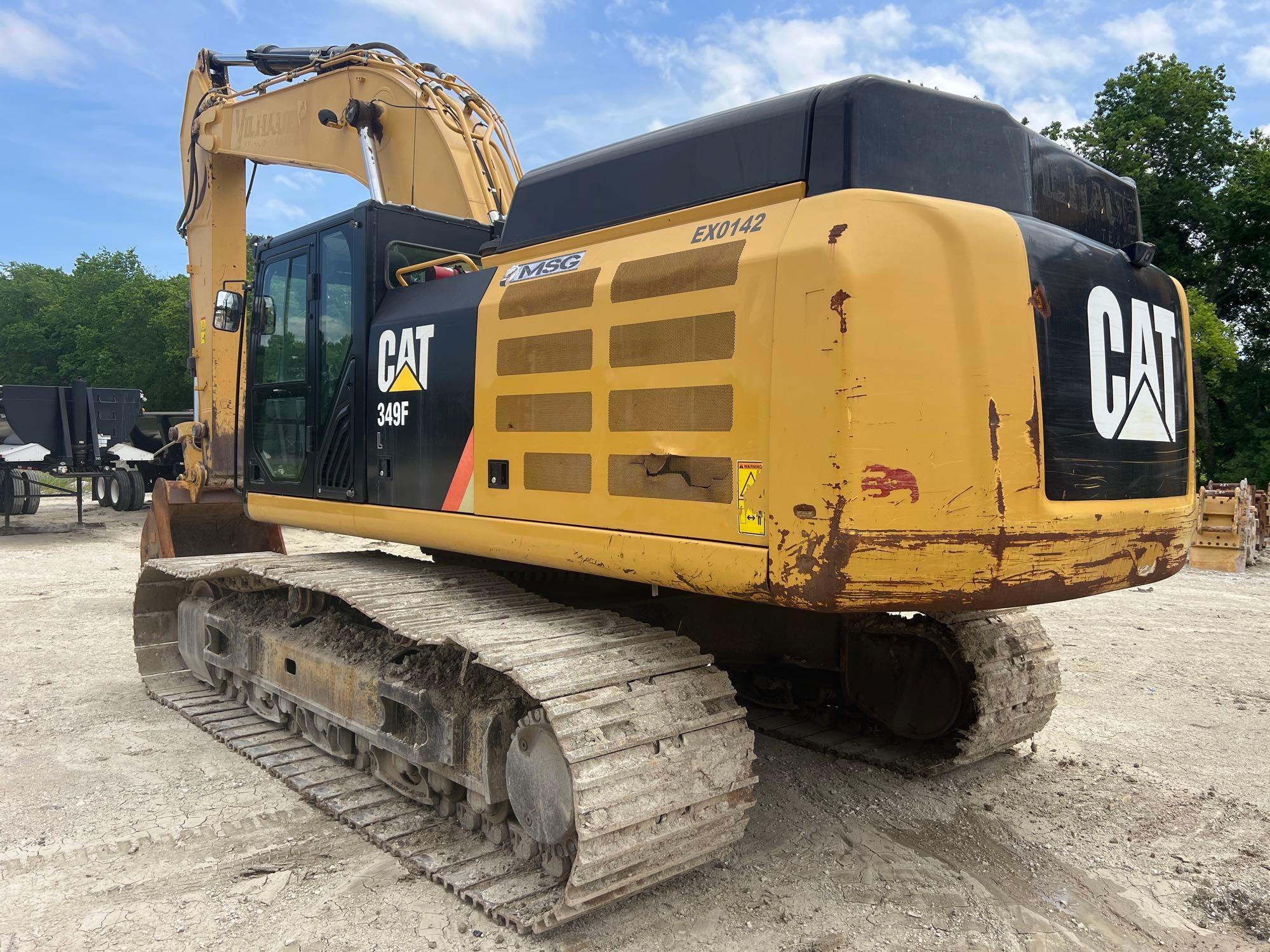 2014 CAT 349FL HYDRAULIC EXCAVATOR SN:CAT0349FHHPD00142 powered by Cat C13 diesel engine, 428hp,