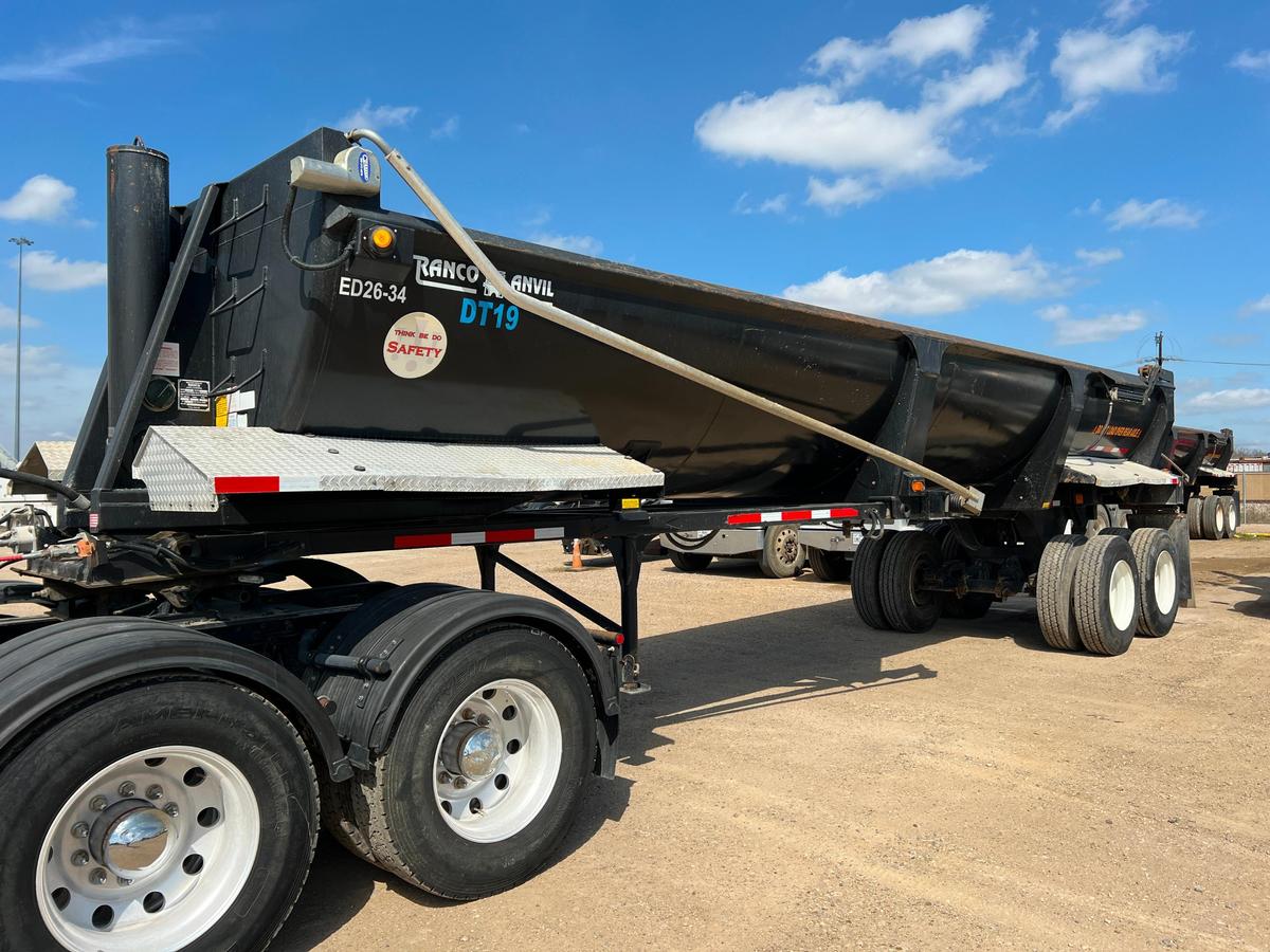2017 RANCO ED26-34 DUMP TRAILER VN:1UNSD3423HL153152 equipped with 34ft. Dump body, 26 yard