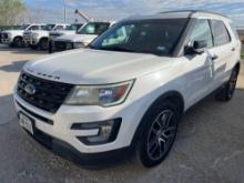 2017 FORD EXPLORER SPORT UTILITY VEHICLE VN:1FM5K8GT5HGA22265 4x4, powered by gas engine, equipped