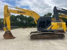 2021 KOBELCO SK210LC-10 HYDRAULIC EXCAVATOR SN:YQ15605086 powered by diesel engine, equipped with
