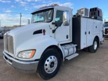 2010 KENWORTH T300 SERVICE TRUCK VN:2NKHHN6X2AM265132 powered by Paccar PX-8 diesel engine, equipped